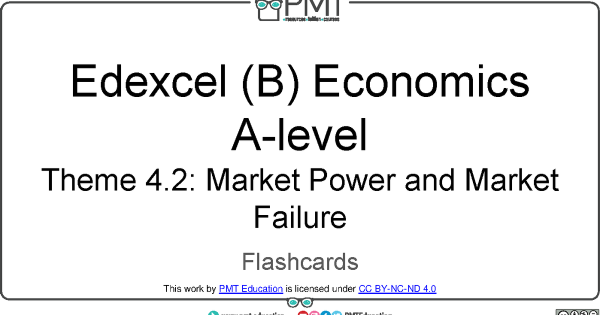 Pmt Edexcel Economics