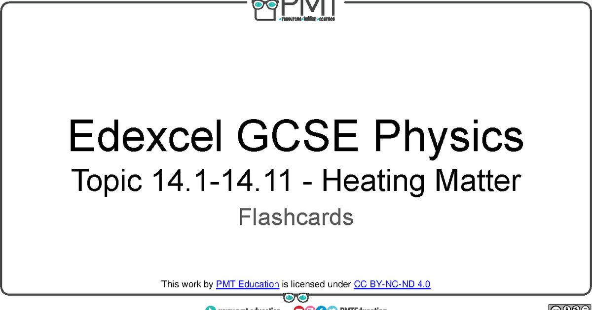 Flashcards Particle Model Edexcel Pmt Education Flashcards Particle Model Edexcel Pmt Education